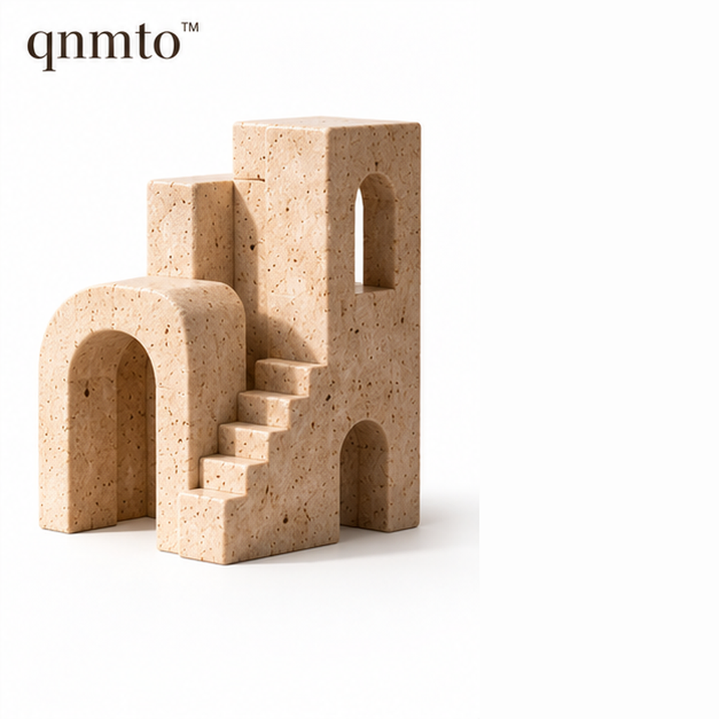 qnmto™ Arc House Mini Architectural Object - white background