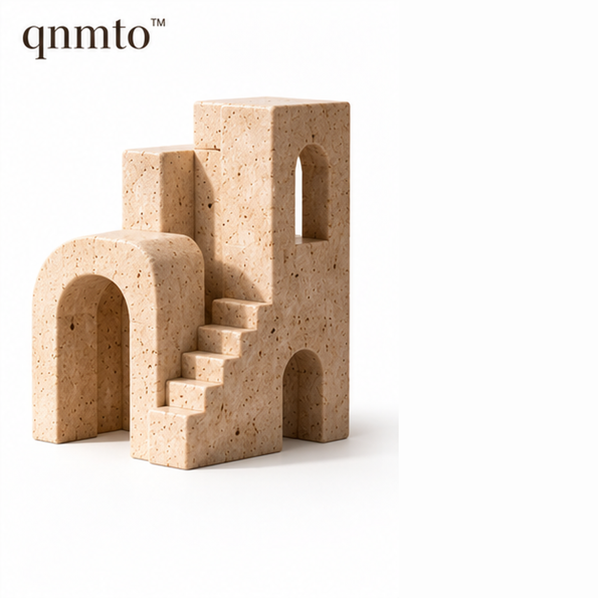 qnmto™ Arc House Mini Architectural Object - white background