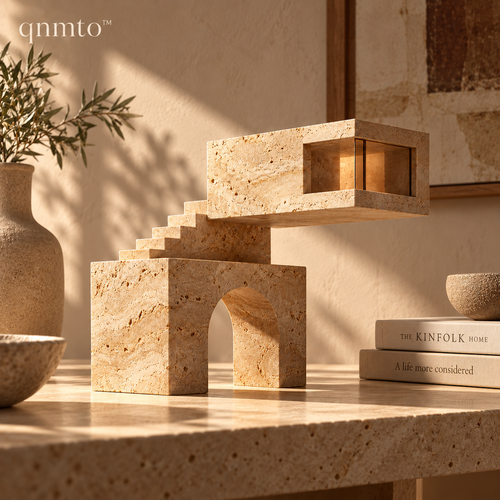 qnmto™ Cantilever House Sculptural Decor - styled interior scene