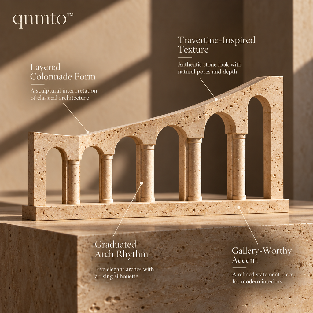 qnmto™ Colonnade Architectural Table Sculpture - product features