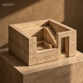 qnmto™ Silent Courtyard Architectural Sculpture - main view