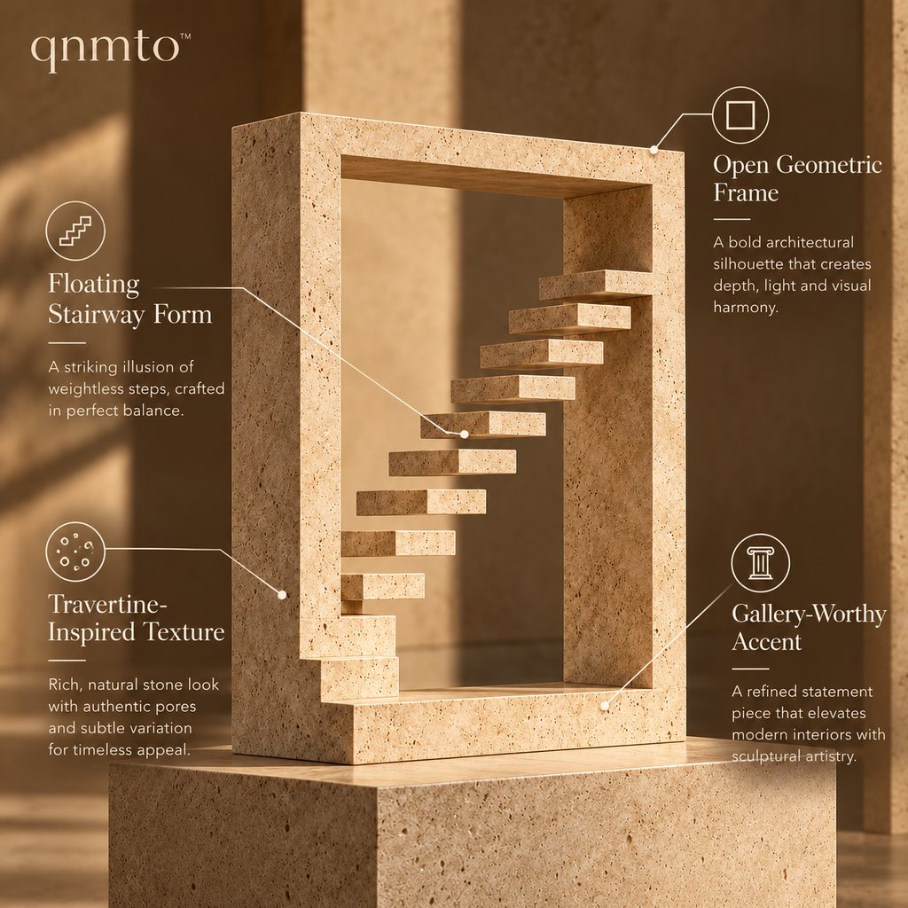 qnmto™ Floating Stairway Architectural Sculpture - product features