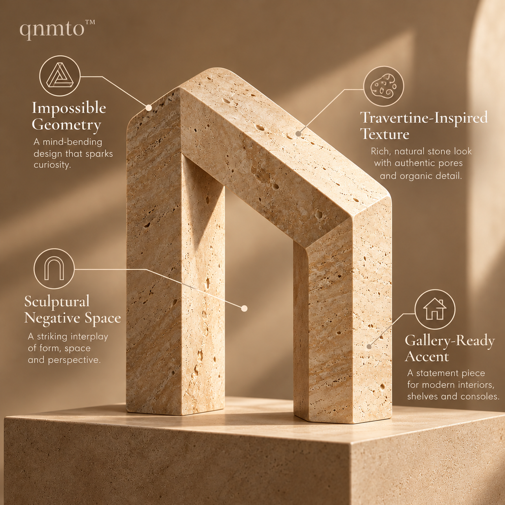 qnmto™ Impossible Arch Sculptural Object - product features
