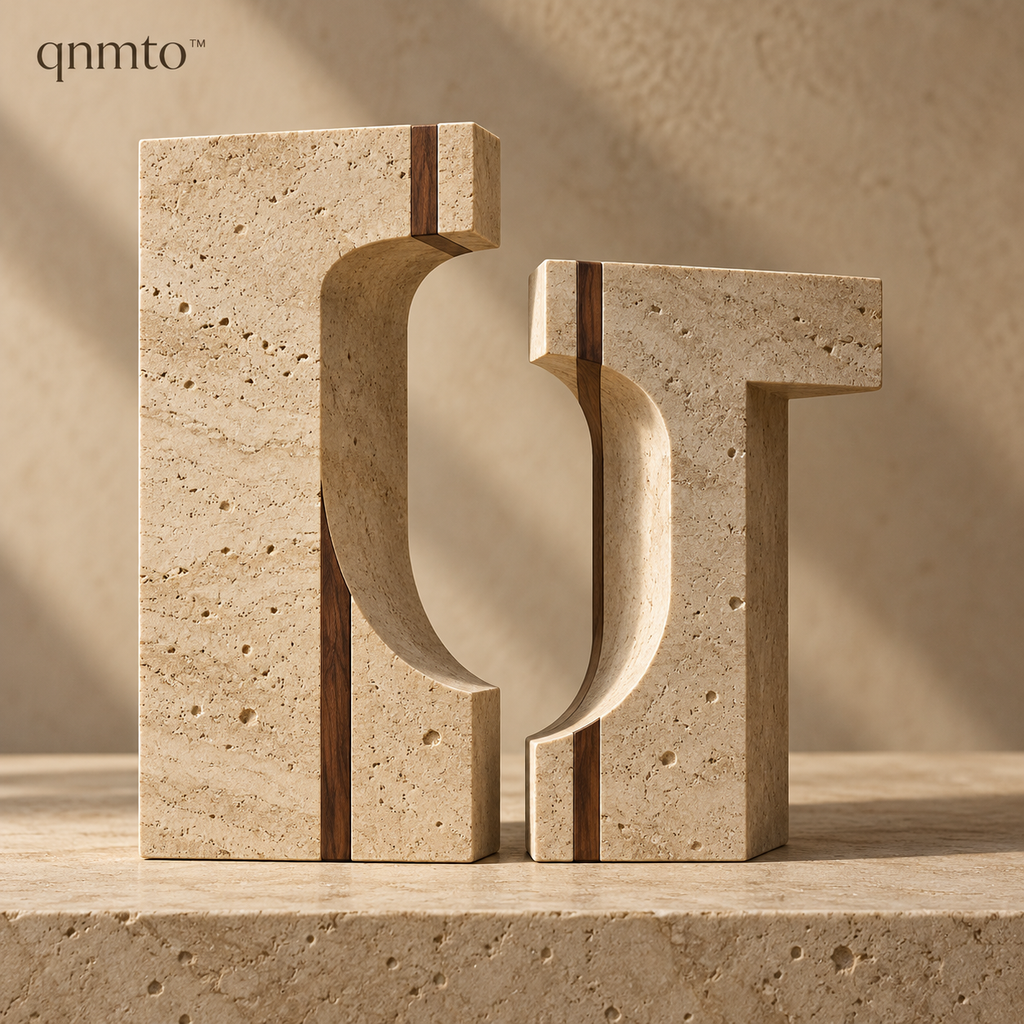 qnmto™ Twin Portal Architectural Bookends - main view